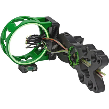 30-06 Aluma Archery Bow Sight 5 Pin .019 w/ .010 Drop Pin and Sight Light