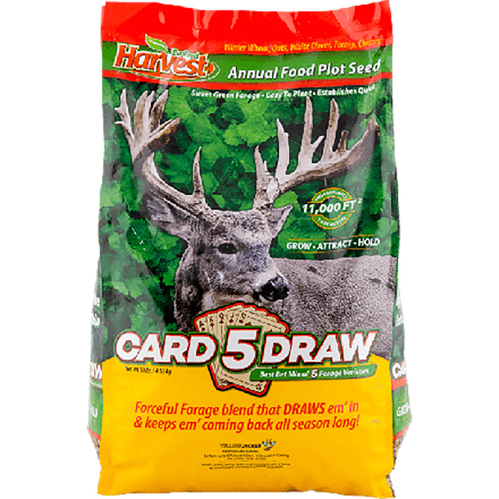 Evolved 5 Card Draw 10 lb. Multi-Seed Deer Forage Blend