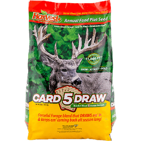 Evolved 5 Card Draw 10 lb. Multi-Seed Deer Forage Blend