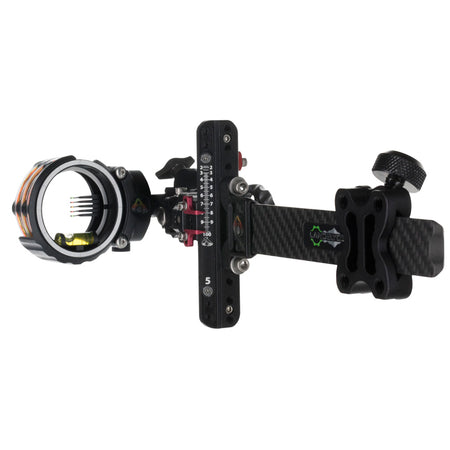 Axcel LANDSLYDE Carbon Pro Slider Sight AccuStat II 5 Pin .010 RH