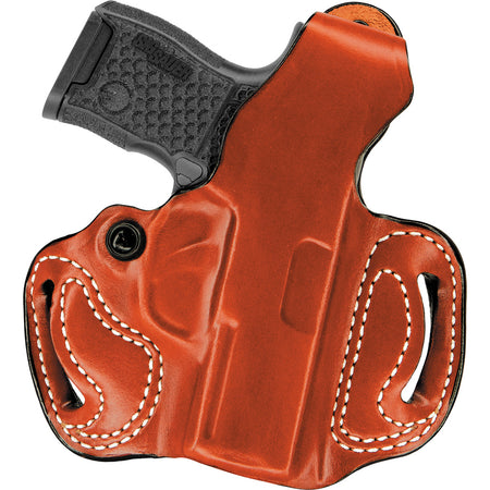 DeSantis Thumb Break Mini-Slide Mossberg MC1SC Outside Waistband Holster RH Tan
