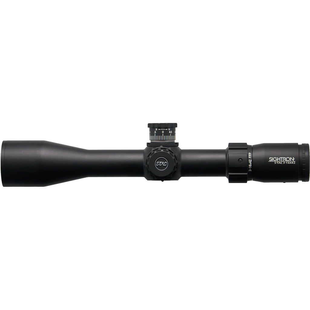 Sightron S-TAC 3-16x42 FFP Riflescope Zero Stop 30mm Tube Illuminated Mil-Hash-2 Reticle