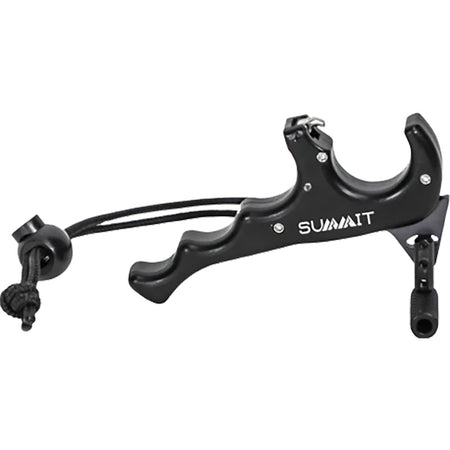 Scott Summit Black 4 Finger Archery Bow Release with Lanyard