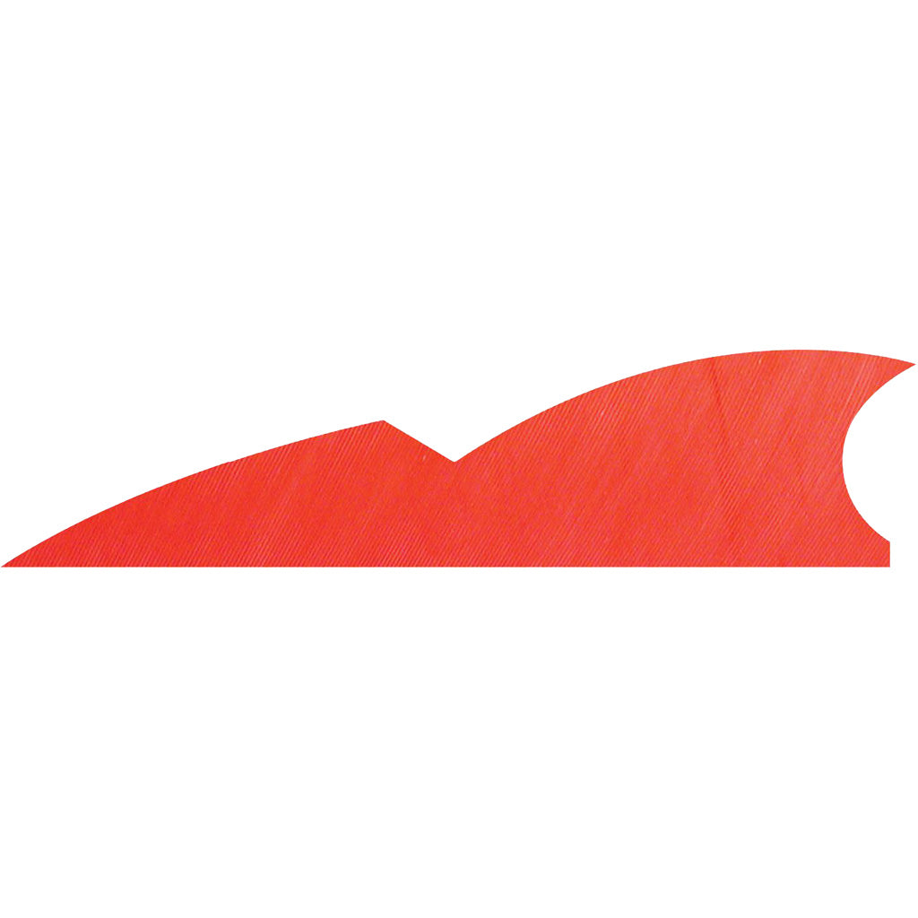 Gateway Feathers Batwing Rose Red 2 in. Left Wing 50 Count
