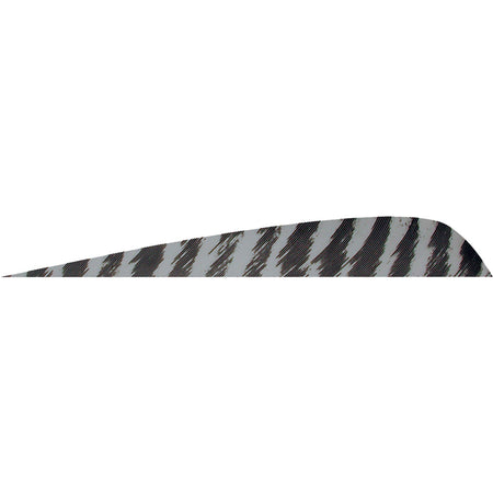 Gateway 4 in. Parabolic Feathers Barred Grey Left Wing 50 Count