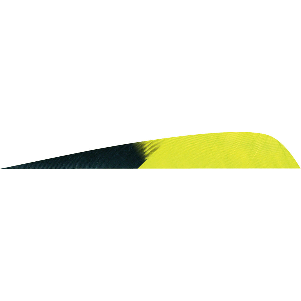 Gateway Feathers Kuro Lemon Lime 4-Inch Parabolic LW Fletching 50 Pack