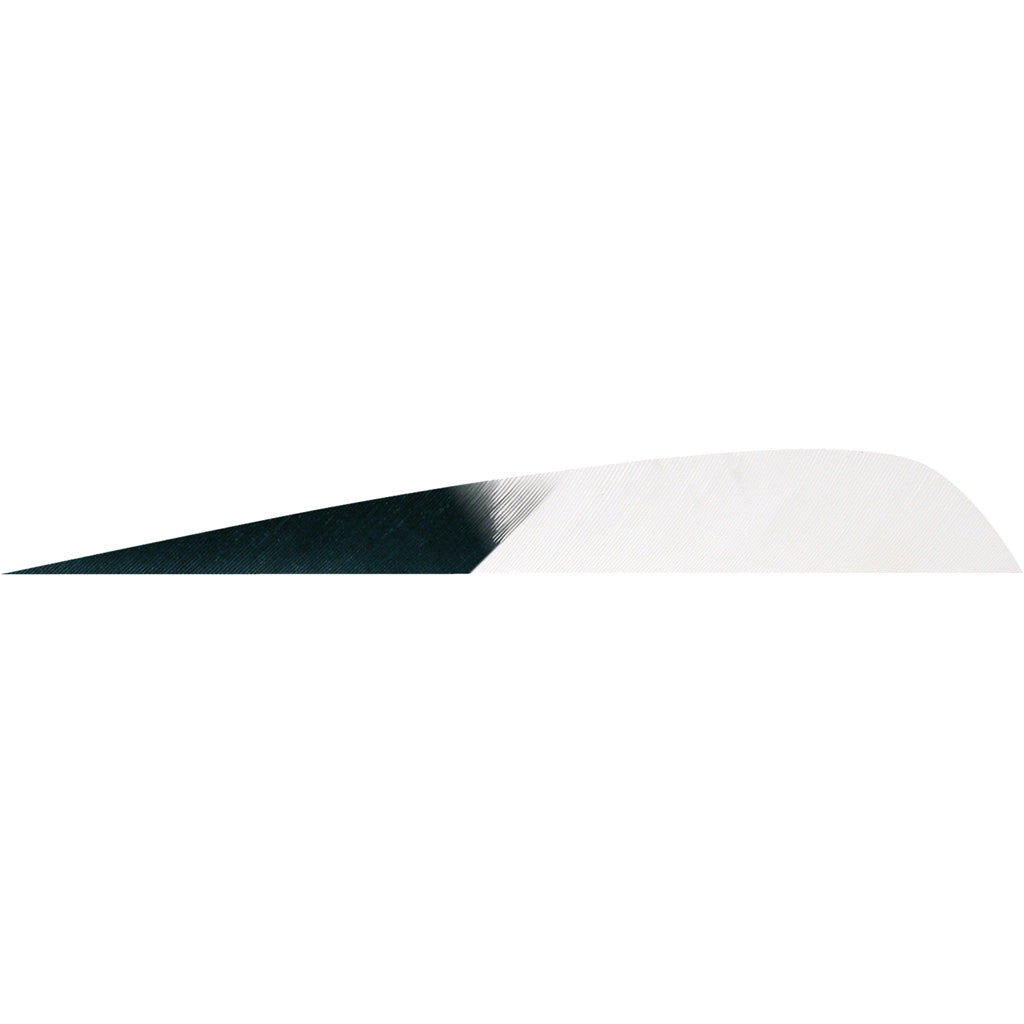 Gateway Feathers Kuro White 4-Inch Parabolic LW Fletching 50 Pack