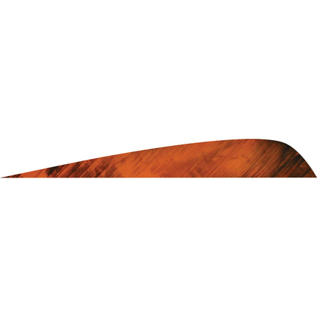 Gateway Tre Orange Parabolic Fletching Feathers 4 in. LW 50 Count