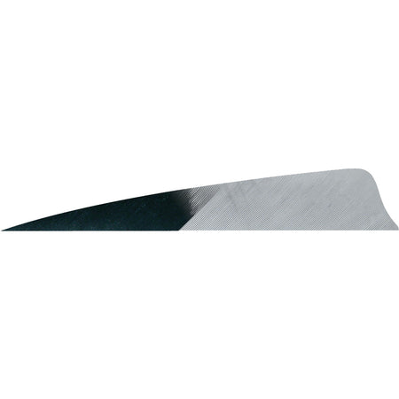 Gateway Shield Cut Arrow Feathers Kuro Grey 4 in. Left Wing Pack of 50