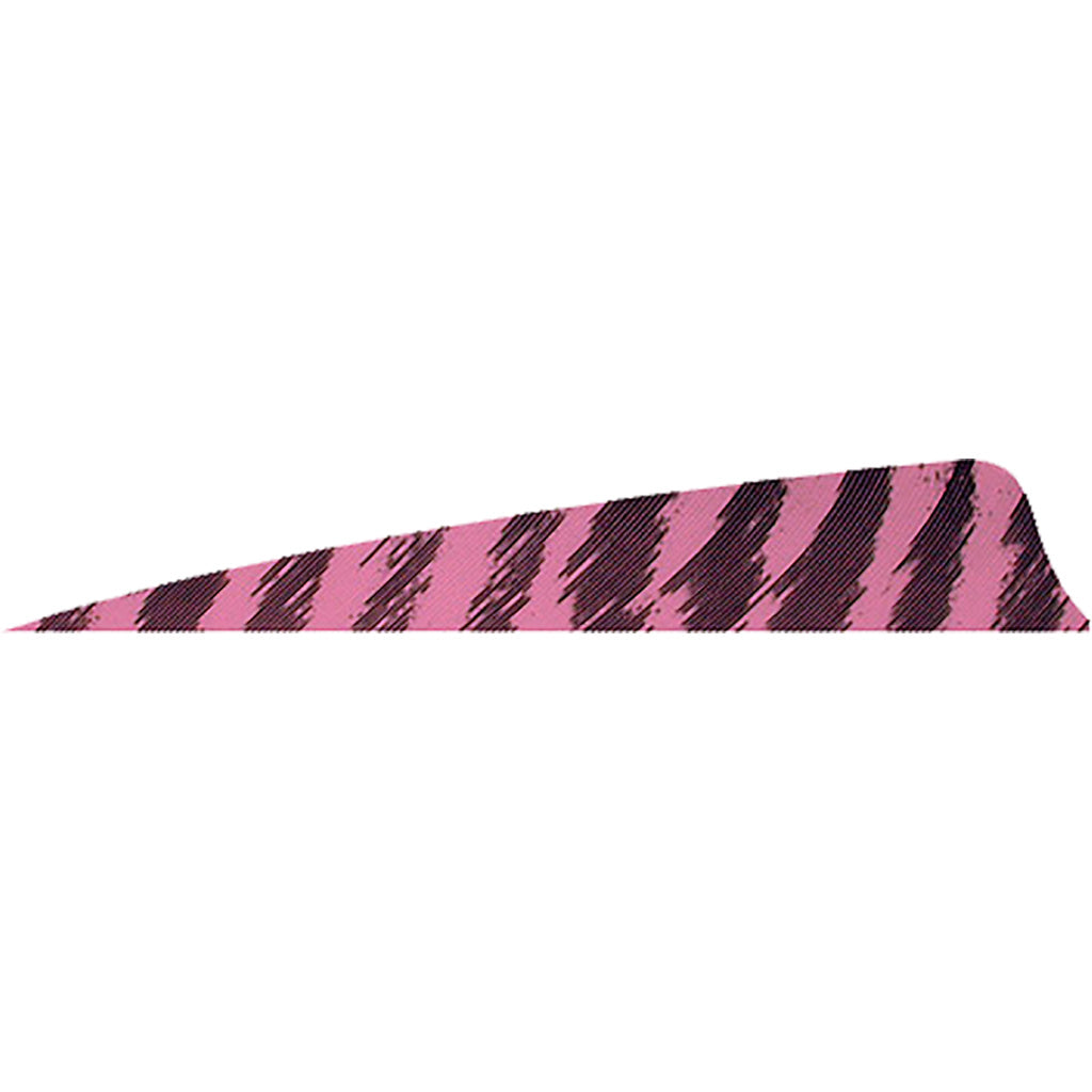 Gateway Barred Flo Pink Shield Cut Arrow Feathers 4 in. Right Wing 50 Count