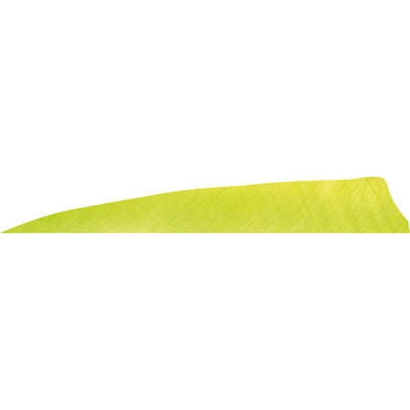 Gateway Shield Cut Arrow Fletching Lemon Lime 4 in. RW 50 pk.