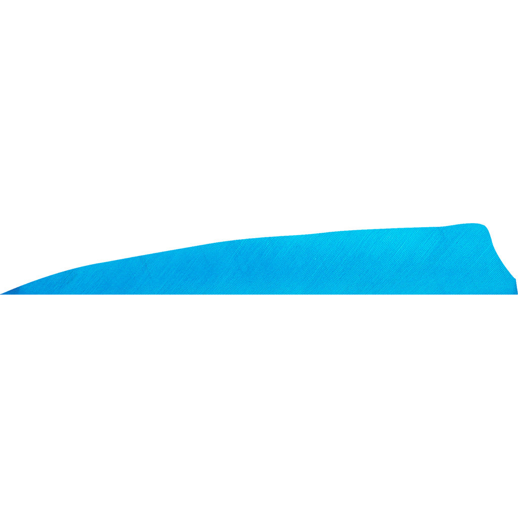 Gateway Shield Cut Arrow Fletching Sky Blue 4 in. RW 50 pk.
