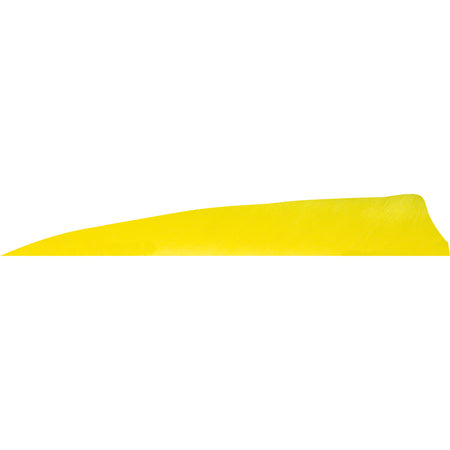 Gateway Shield Cut Arrow Fletching Sun Yellow 4 in. RW 50 pk.