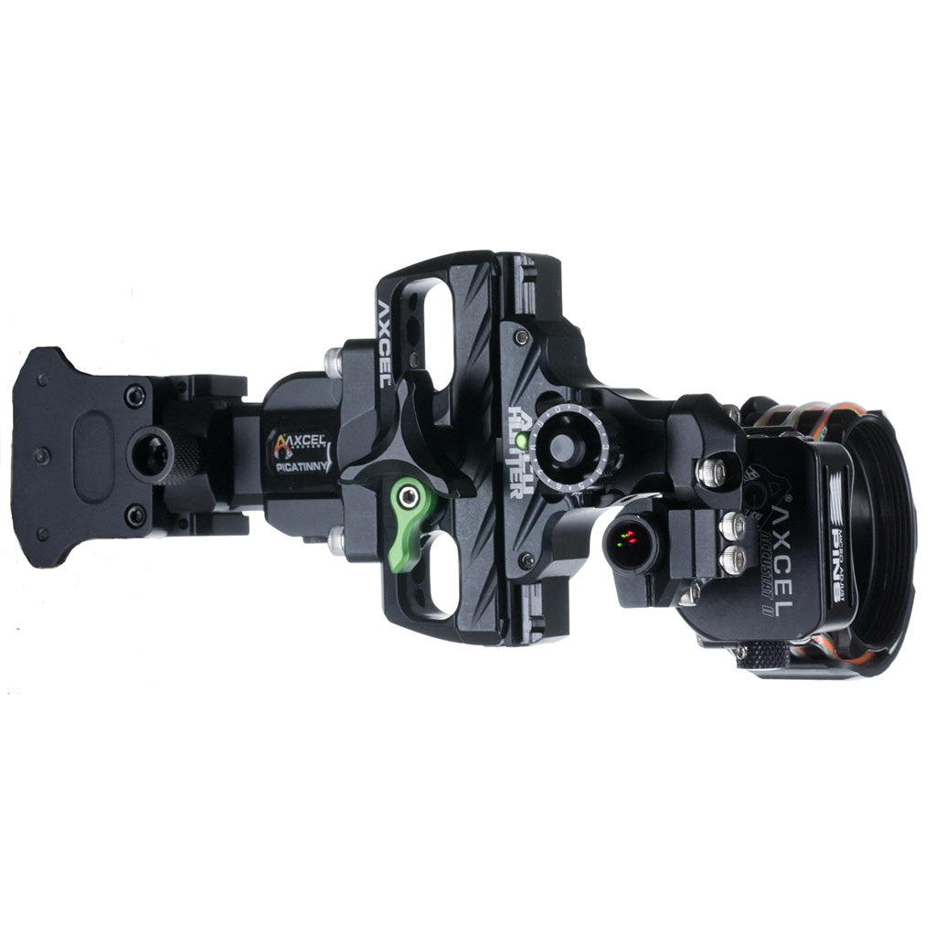 Axcel AccuHunter 41mm Picatinny 1 Pin .019 Green Ambidextrous Bow Sight