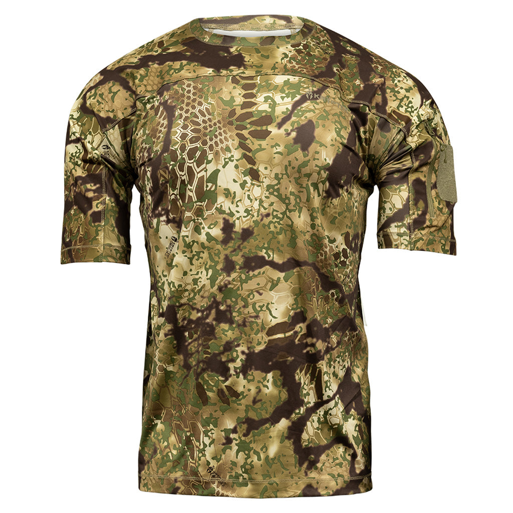 Kryptek Valhalla Short Sleeve Lightweight Crew Shirt Obskura Transitional Medium