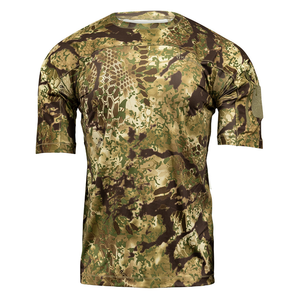 Kryptek Valhalla Short Sleeve Lightweight Crew Shirt Obskura Transitional Large