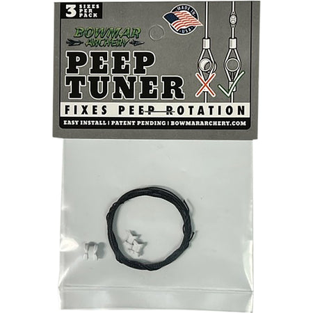 Bowmar Bow String Peep Tuner in White