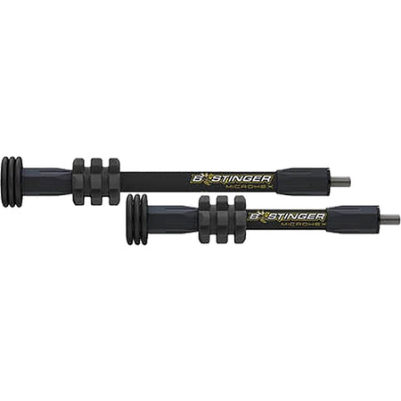 Bee Stinger MicroHex Archery Stabilizer Kit 8 in./6 in. Matte Black
