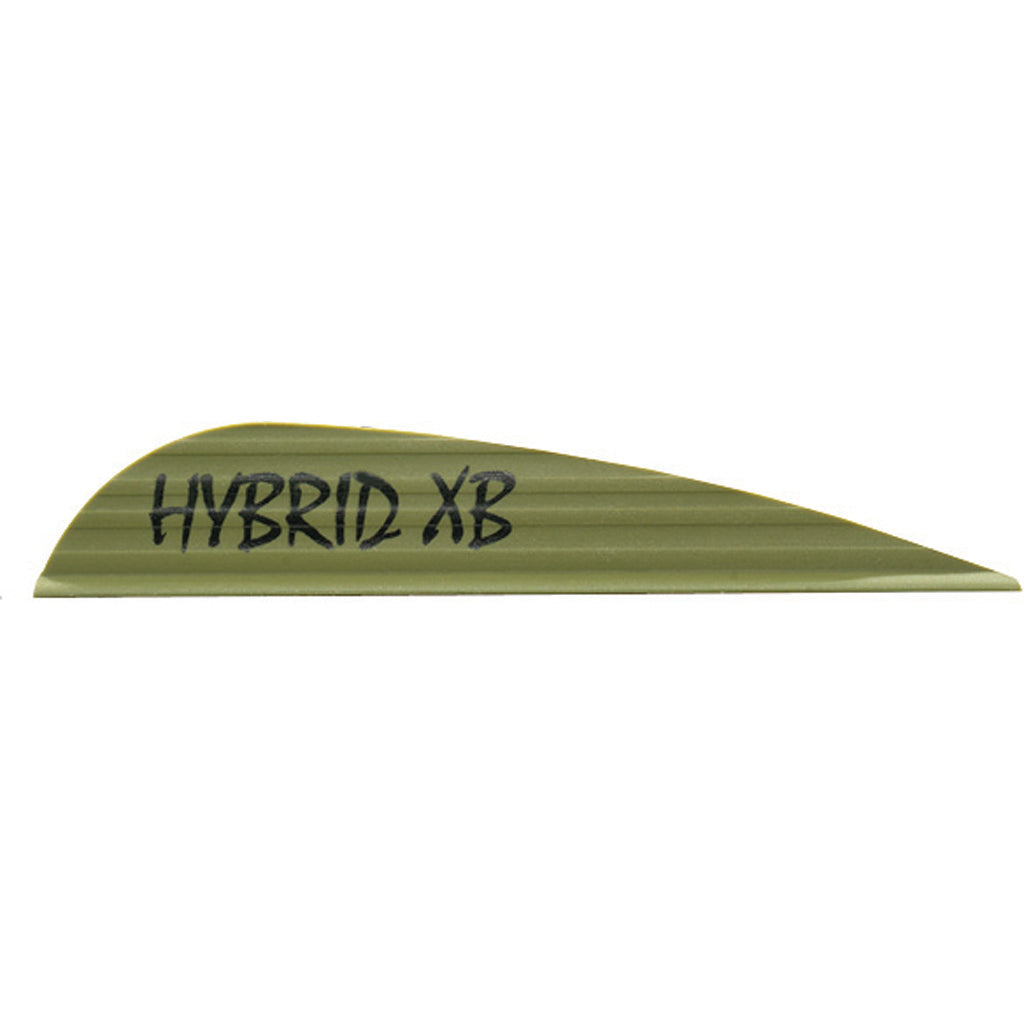 AAE Hybrid 16 Archery Vanes OD Green 1.70 in. 100 Count