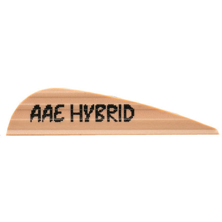 AAE Hybrid 16 Archery Vanes Sand 1.70 in. 100 Count