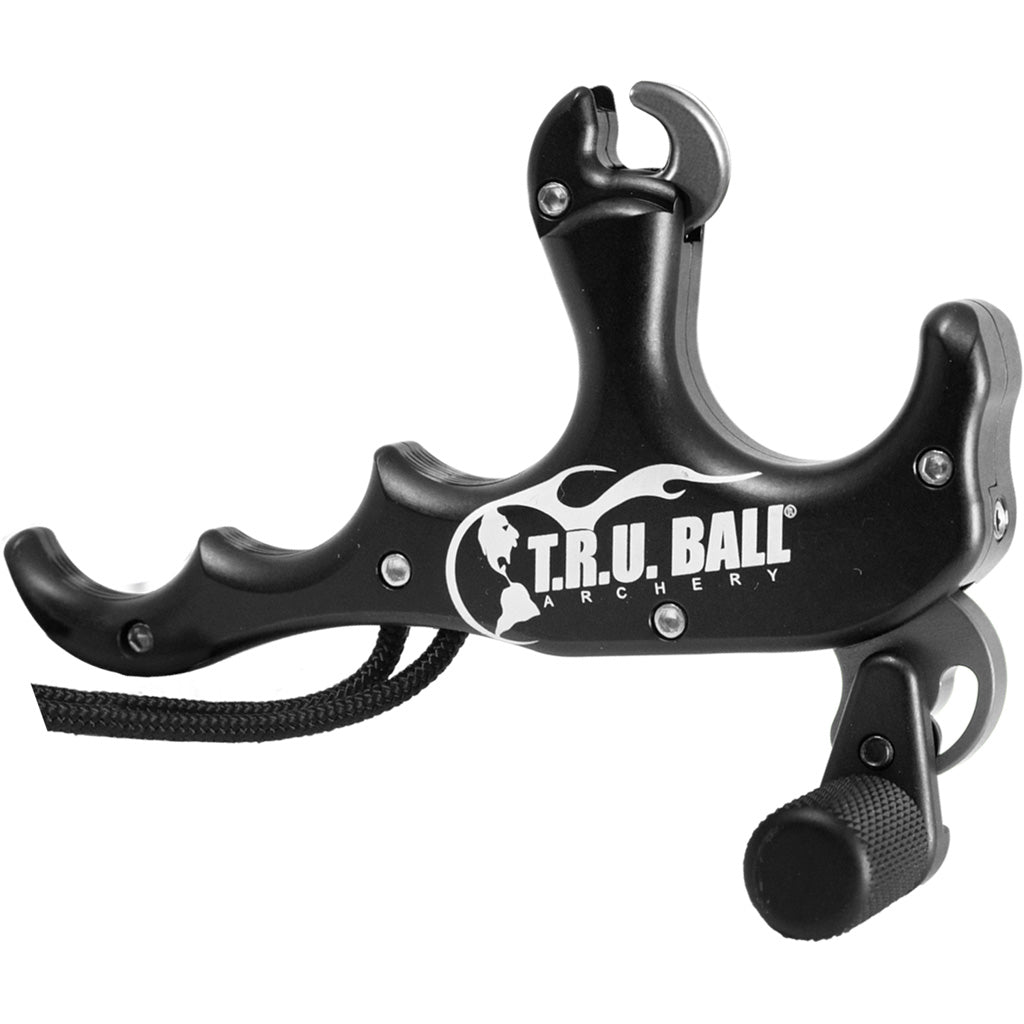 TruBall Stalk'R Black Thumb Release 4-Finger Handle with Lanyard