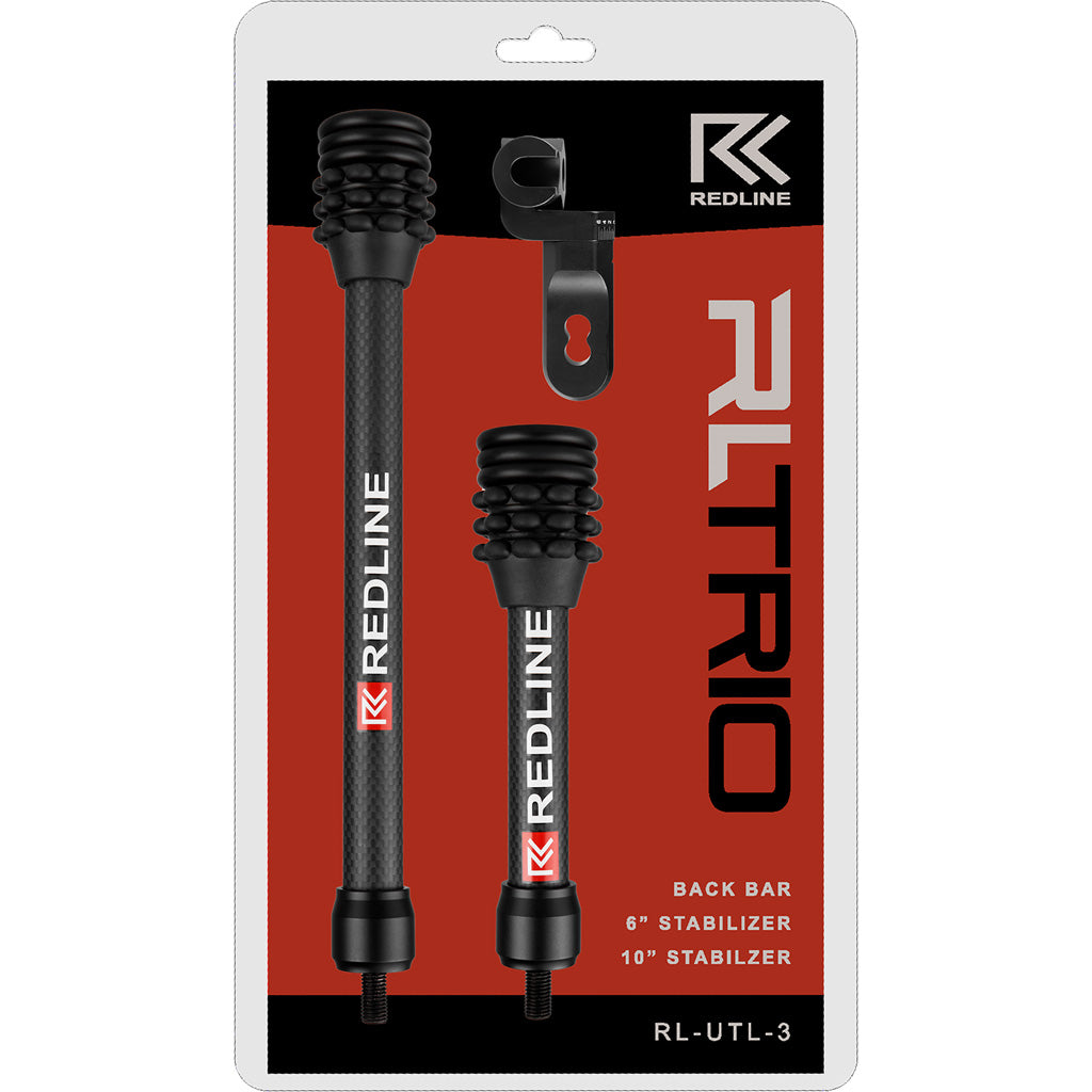 Redline Trio Stabilizer Kit 6 and 10 Inch Carbon with Back Bar Mount Included