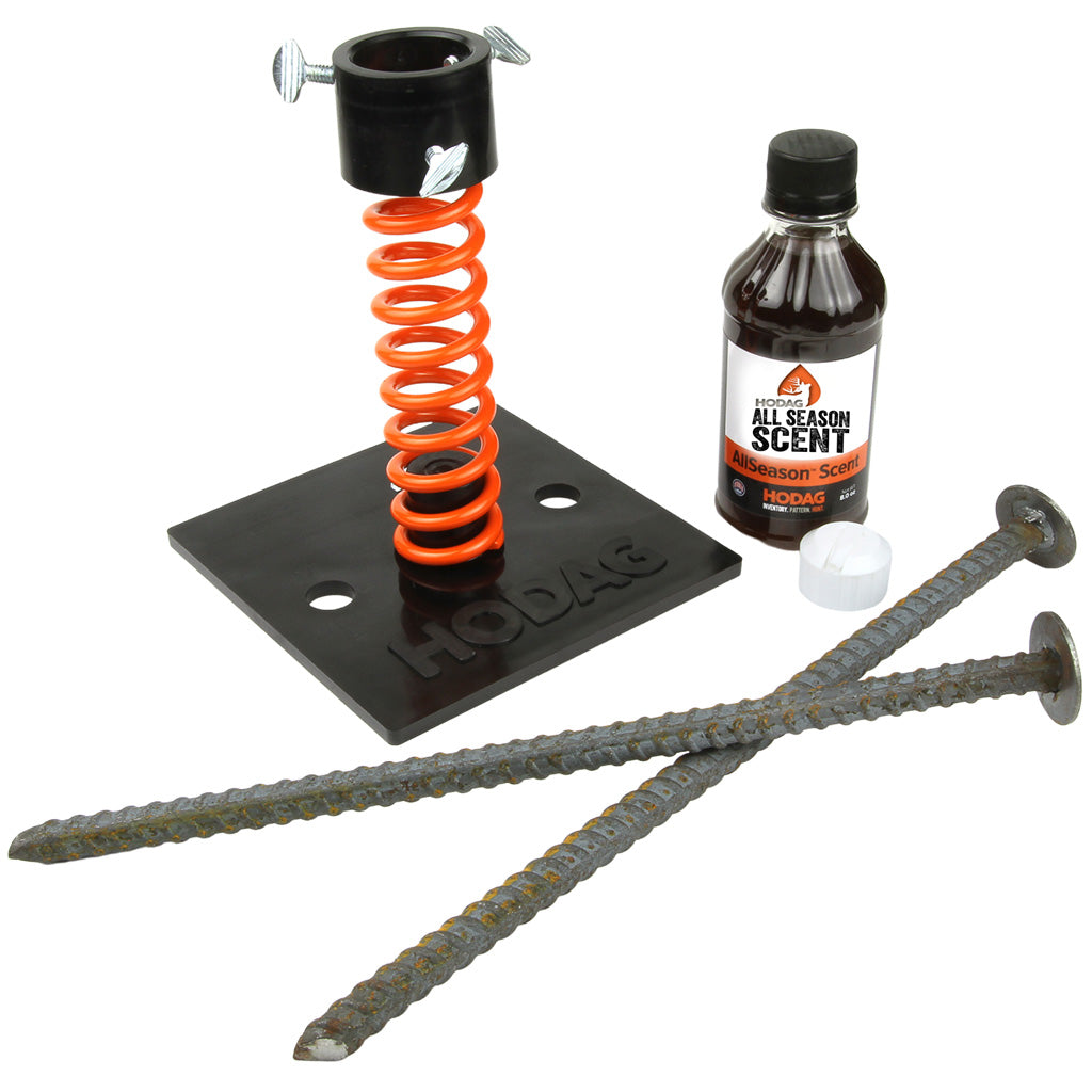 HODAG Licking Stick System HiViz Orange with 2 Stakes and 8 oz. AllSeason Scent
