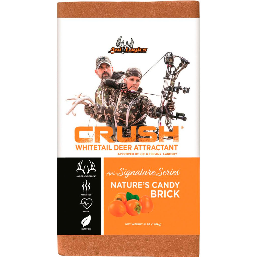 Ani-Logics Crush Nature's Candy Brick 4lb - Persimmon, Vitamins and Probiotics