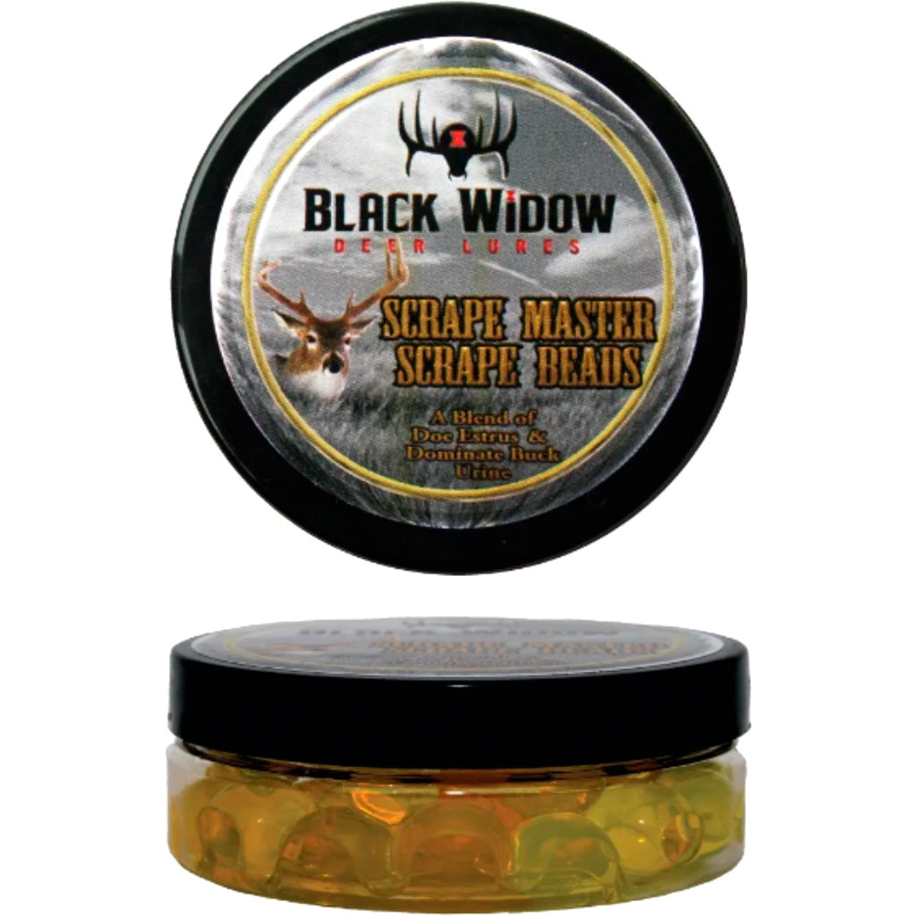 Black Widow Red Label Scrape Master 2oz Scent Beads - Slow Release Deer Attractant