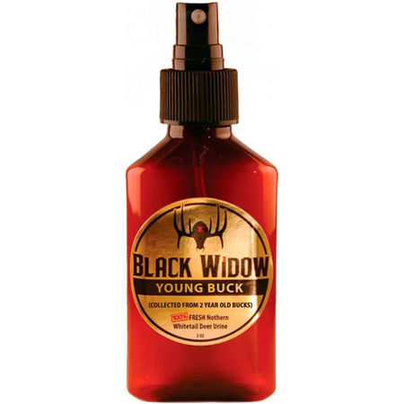 Black Widow Young Buck 3oz Scent - Collected from 2-Year-Old Bucks, All Sizes
