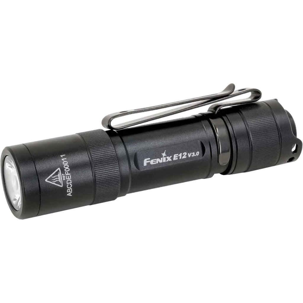 Fenix E12 V3 Compact 200 Lumen AA Powered Flashlight