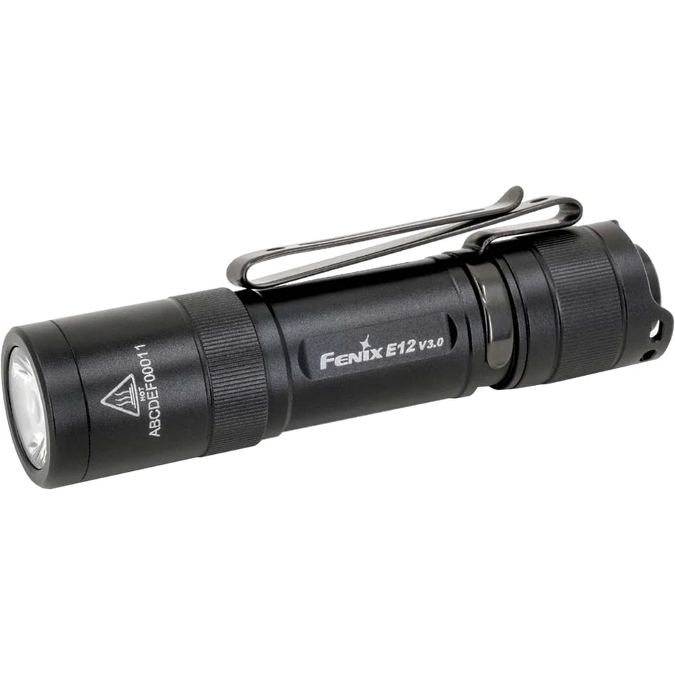 Fenix E12 V3 Compact 200 Lumen AA Powered Flashlight