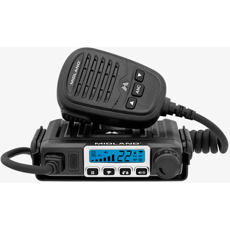 Midland MXT115 Micro Mobile GMRS Radio 15W Bundle with NOAA Weather Radio