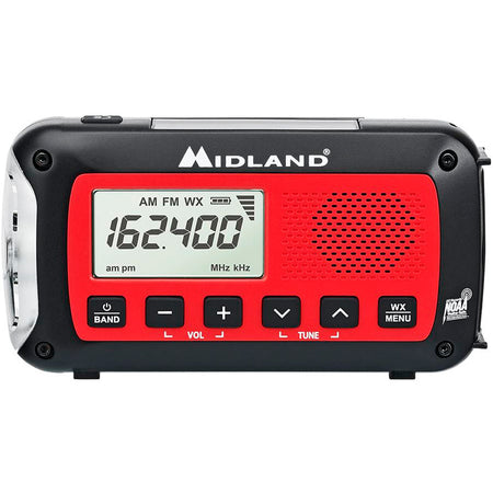 Midland ER40 Hand Crank Emergency Radio with NOAA Weather Alert and Flashlight