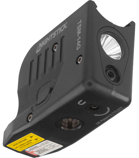 Nightstick TSM14G 150 Lumen Weapon Light Green Laser Glock 43X MOS/48 MOS Black Polymer