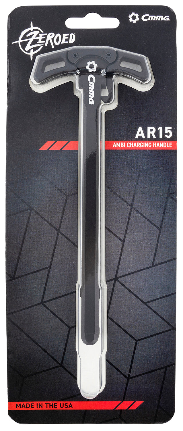 CMMG 55BA5A4 ZEROED Ambi Charging Handle for AR-15, 7075 Aluminum Construction