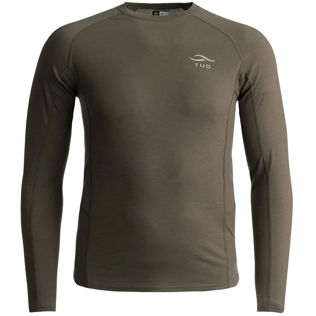 TUO Kinetic 150 Merino Long Sleeve Crew Shirt Deadfall Large