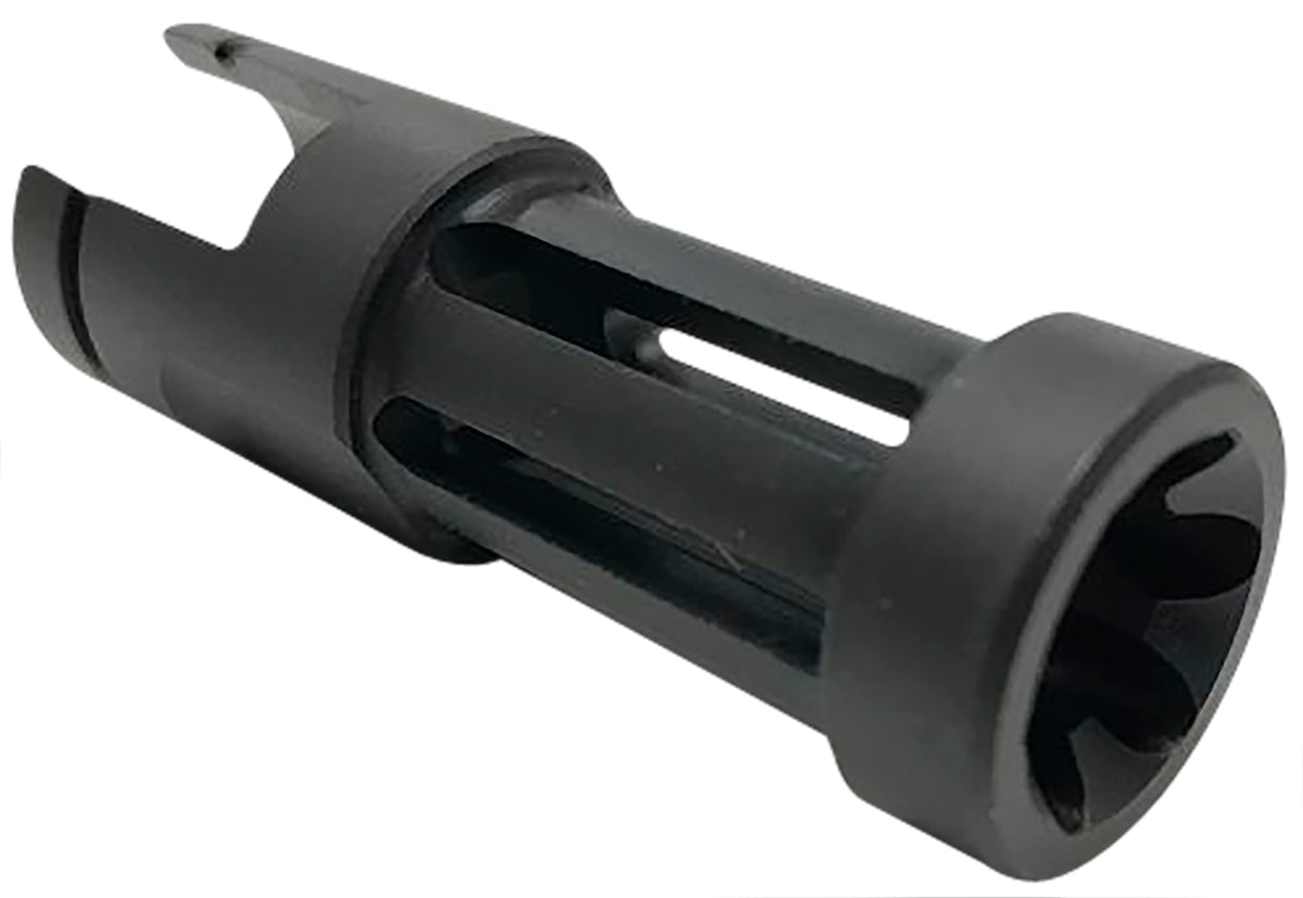 Samson Flash Hider 040606203 Black Oxide Stainless 2.50" OAL .860" Diameter Slip-On for Ruger 10/22
