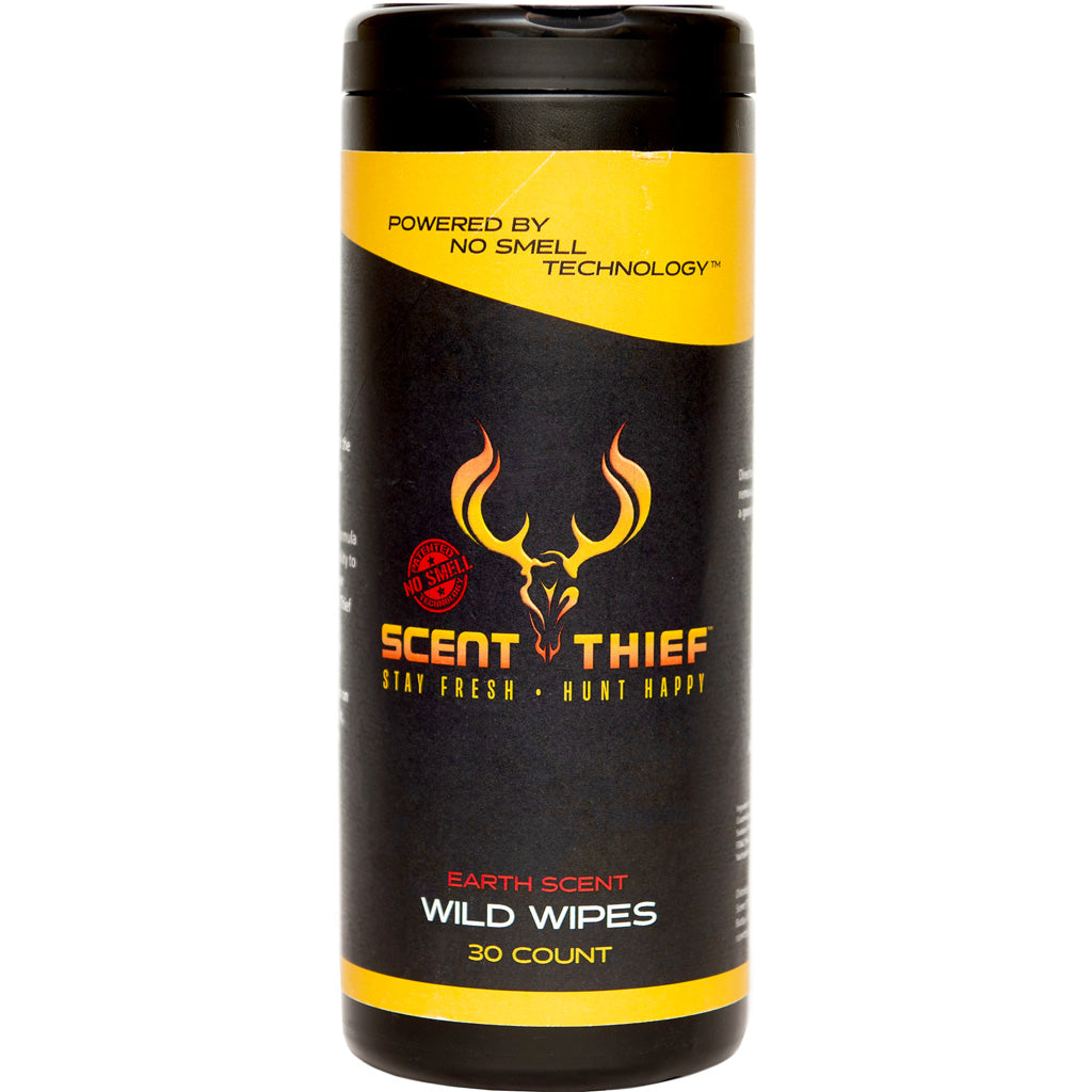Scent Thief Wild Wipes 30ct Hunting and Outdoor Scent Control Wipes