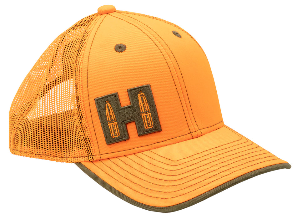 Hornady 99262 Orange Mesh Back Cap with Black Hornady Logo