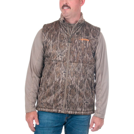 Habit Early Dawn Men's Sherpa Shell Vest Size 2XL Mossy Oak New Bottomland