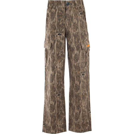 Habit Youth Bear Cave Six Pocket Camo Pant YS - Mossy Oak New Bottomland
