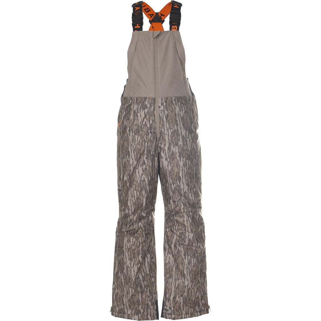 Habit Cedar Branch Youth Insulated Waterproof Bib YL in Mossy Oak New Bottomland