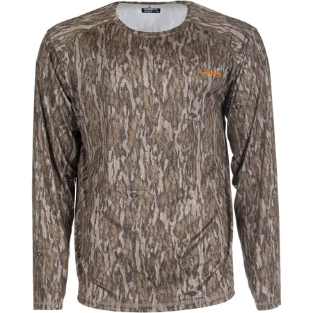 Habit Men's Siesta Cape LS Performance Shirt XL Mossy Oak New Bottomland