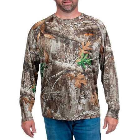 Habit Men's Siesta Cape LS Performance Shirt Medium Realtree Edge