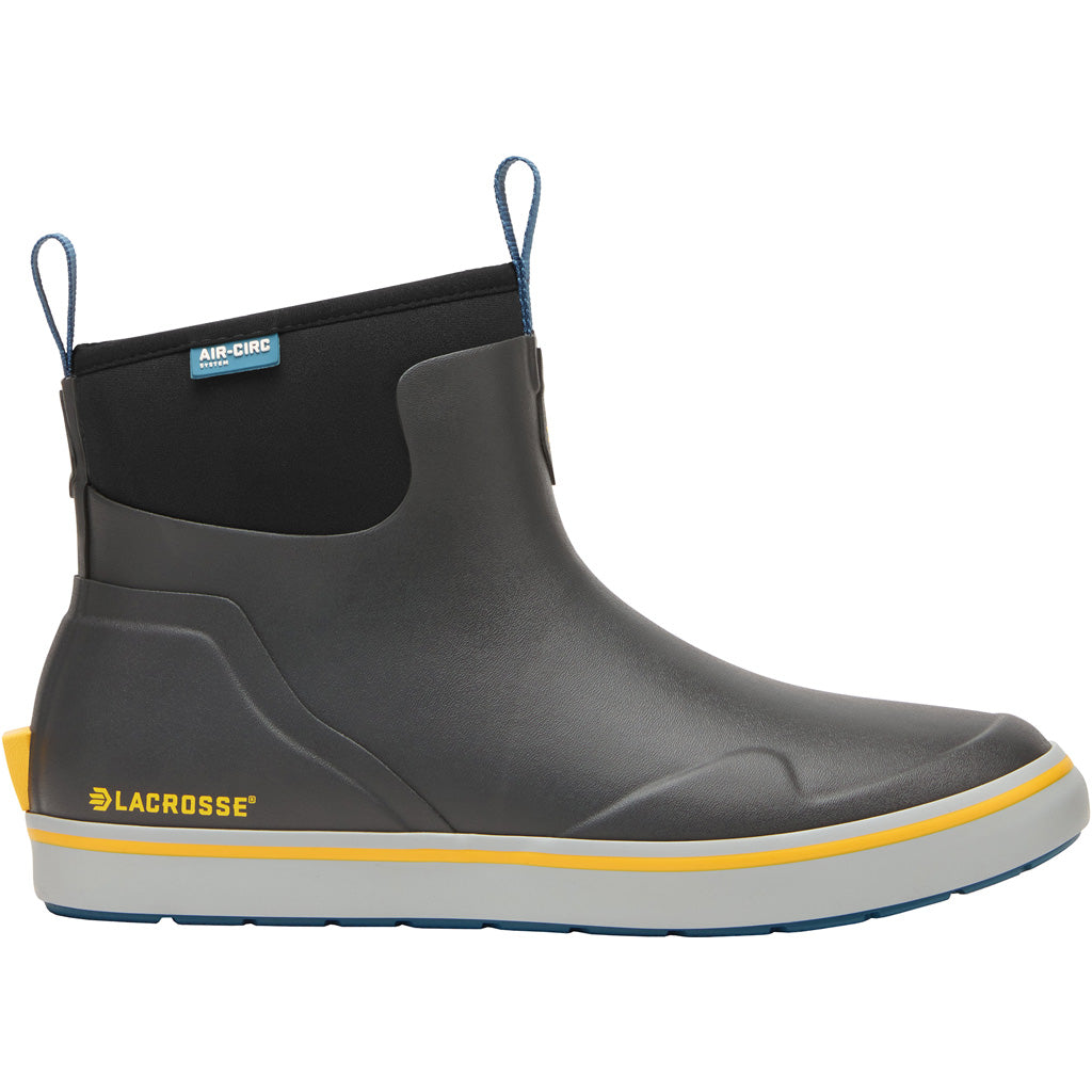 LaCrosse Men's Alpha Deck Slip-Resistant Boot Dark Shadow Sz 12
