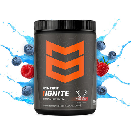MTN Ops Ignite Performance Supplement Bugle Berry 21 oz