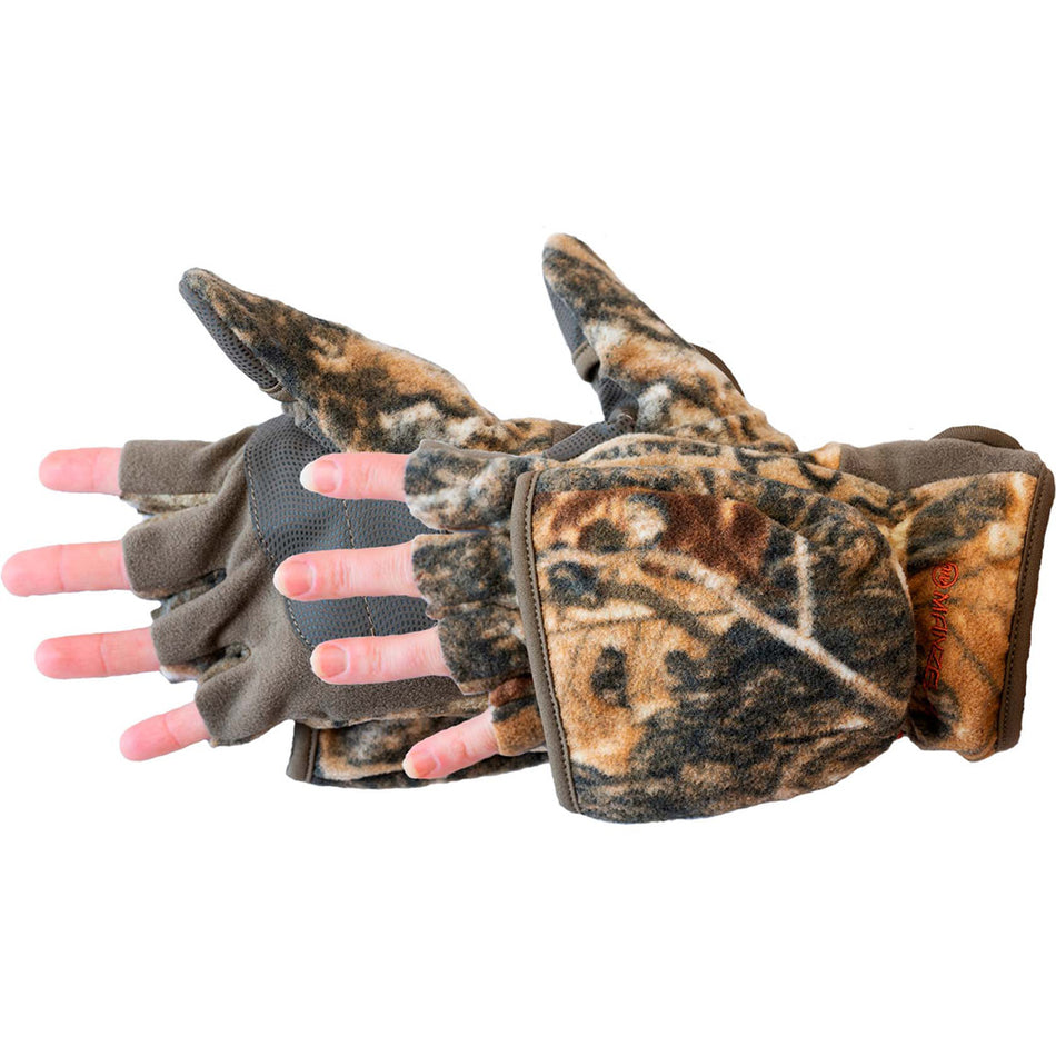 Manzella Youth Medium Bowhunter Convertible Glove Realtree Edge (RXE)
