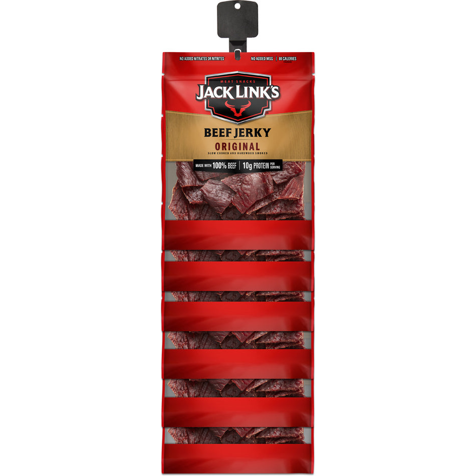 Jack Links 3.25oz Jerky Clip Strip 12ct Orig & Teriyaki