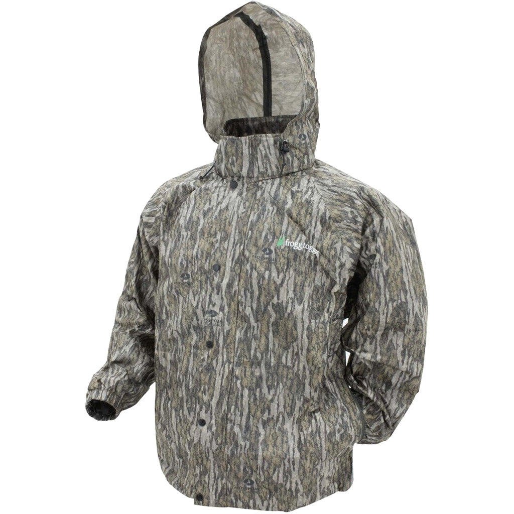 Frogg Toggs Pro Action Camo Rain Jacket Mossy Oak Bottomland XL